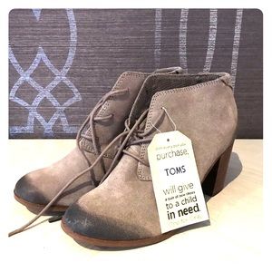 TOMS Heeled Booties Lace up